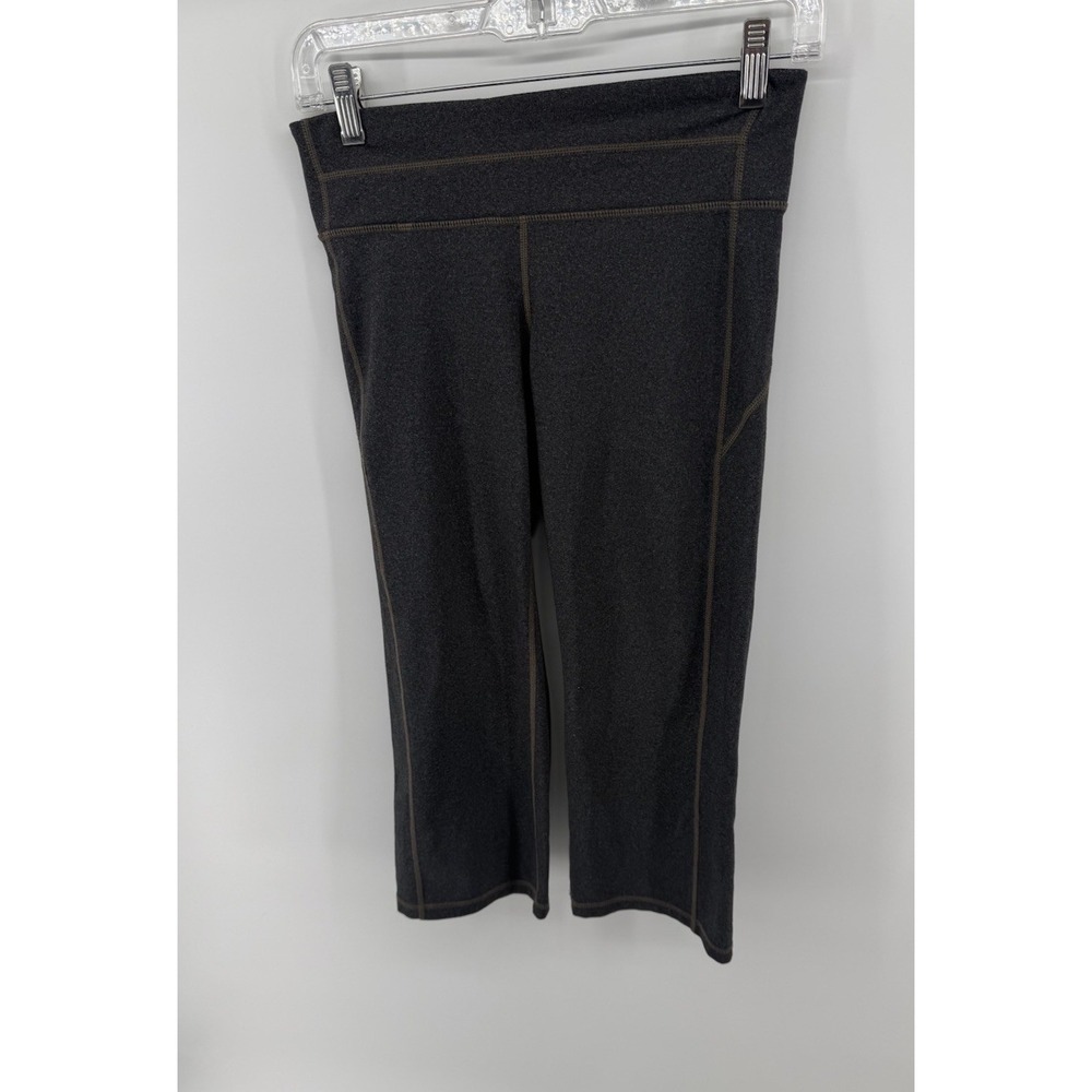 Athleta Kick Booty Crop Capri Leggings Women's Small Heather Gray - Picture 4 of 11